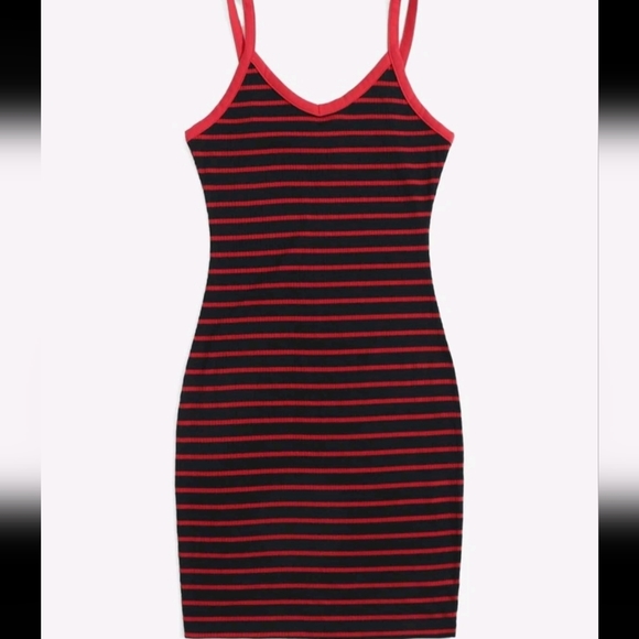 Stripped Dress - Picture 1 of 4